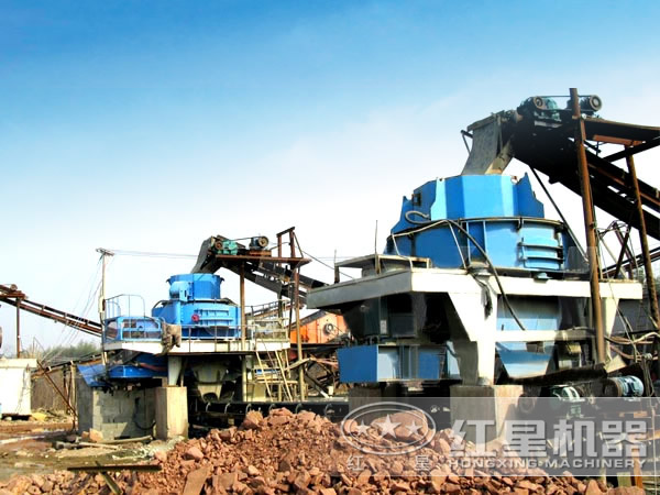 制沙機(jī)生產(chǎn)現(xiàn)場實拍