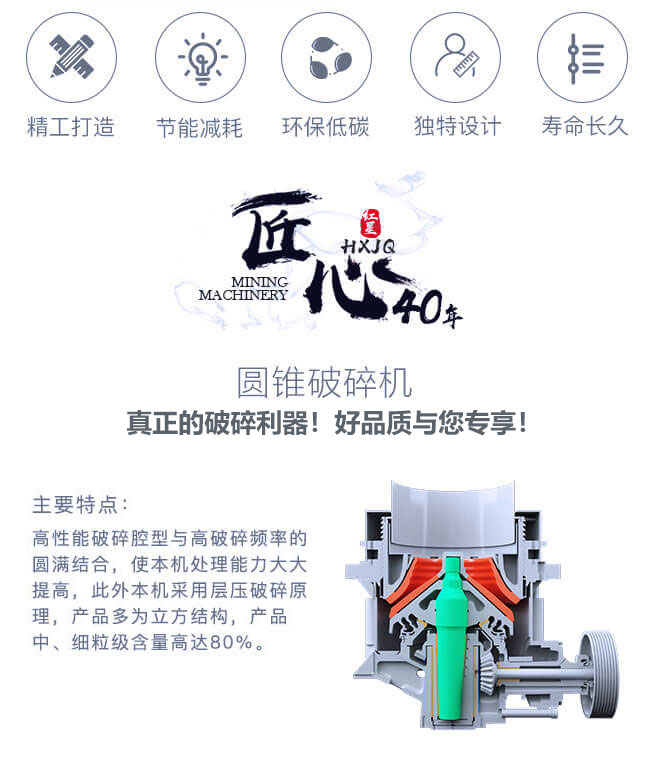 復(fù)合圓錐破碎機優(yōu)勢