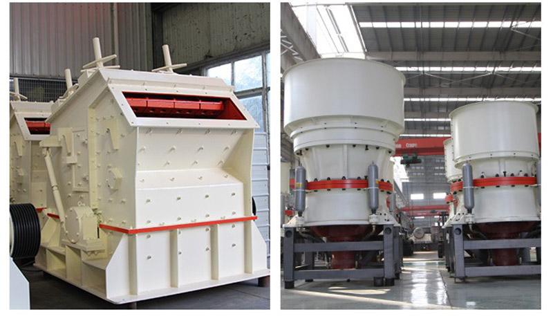 環(huán)保型破碎篩分石子生產(chǎn)線中碎設(shè)備——反擊破和圓錐破