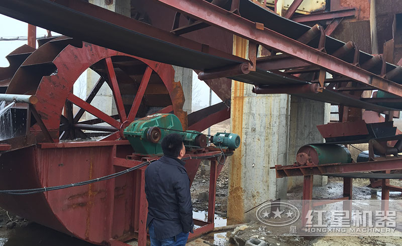 紅星洗沙機生產(chǎn)線現(xiàn)場