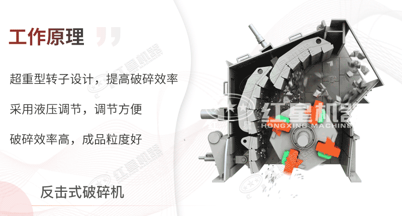 反擊式破碎機(jī)工作原理
