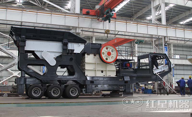 紅星移動式巖石破碎機