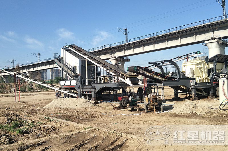 整條建筑垃圾生產(chǎn)線占地小，效率高