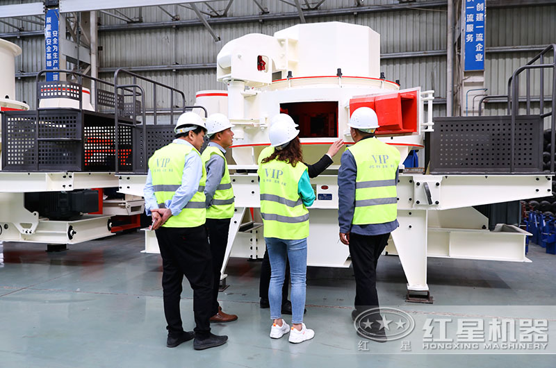 制砂機參觀現(xiàn)場