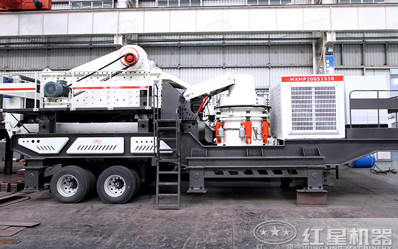 輪胎式移動破碎機