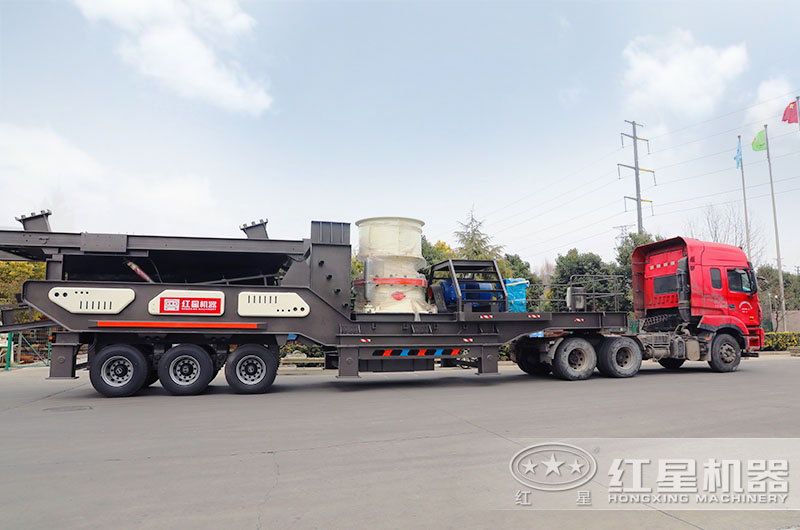 輪胎式移動(dòng)圓錐破碎機(jī)