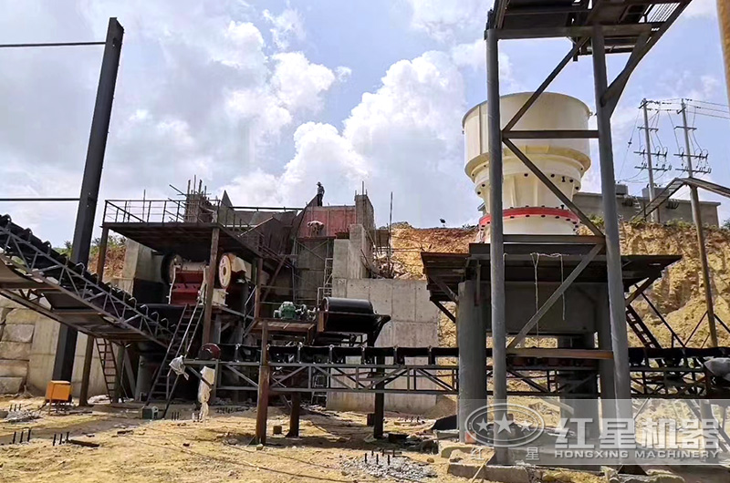 破碎生產現(xiàn)場實拍圖