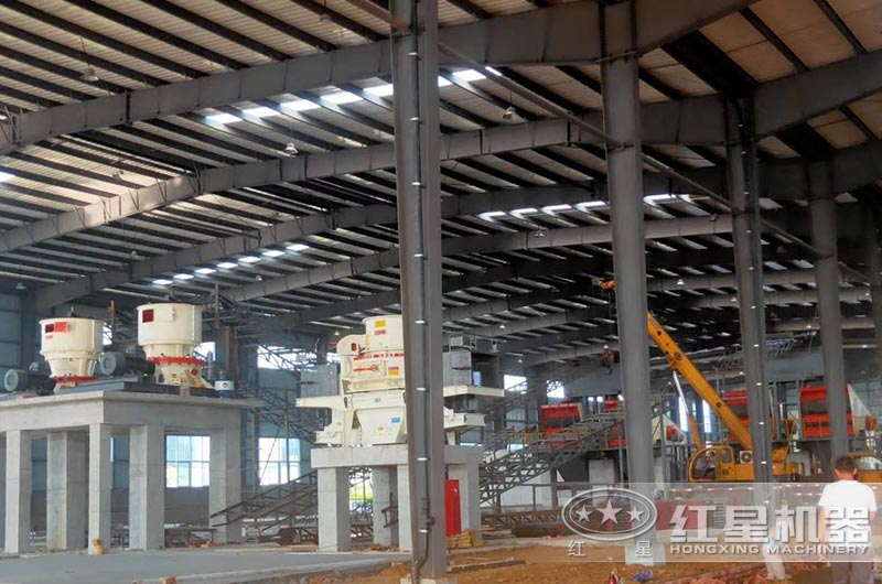 沖擊式制砂機在制砂生產(chǎn)線中的應用