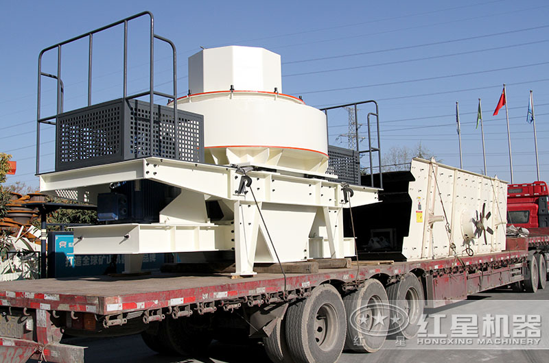 沖擊式破碎機(jī)發(fā)貨現(xiàn)場(chǎng)