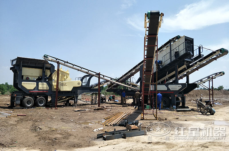 輪胎式移動破碎站適用范圍廣