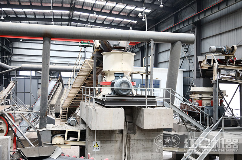 紅星圓錐式破碎機(jī)設(shè)備的應(yīng)用現(xiàn)場