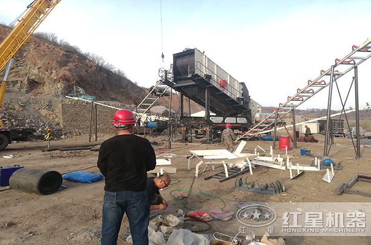 建筑垃圾破碎機(jī)設(shè)備安裝現(xiàn)場 建筑垃圾破碎機(jī)設(shè)備安裝現(xiàn)場